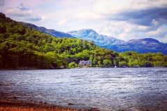 Looking across Loch Long