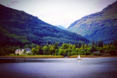 Looking across Loch Long