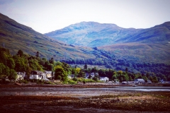 The pretty loch-side village of Arrochar