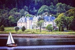 Looking across Loch Long